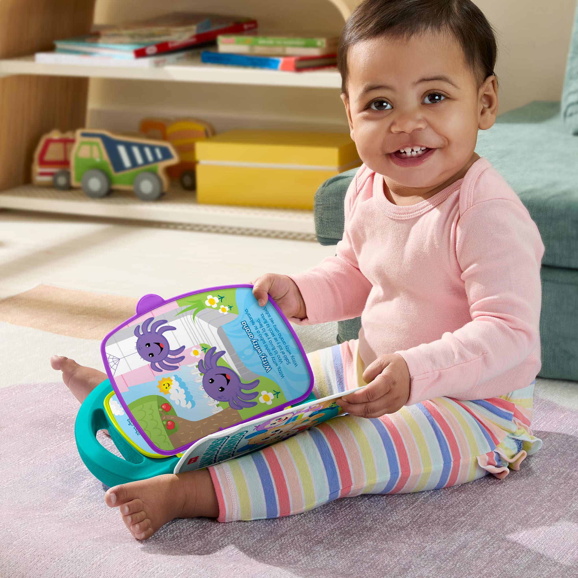 Fisher-Price Infant-Learning Juguete para Bebés Libro Cuentos y Rimas