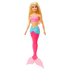 Barbie Fantasía Muñeca Sirena Aleta Rosa con Azul