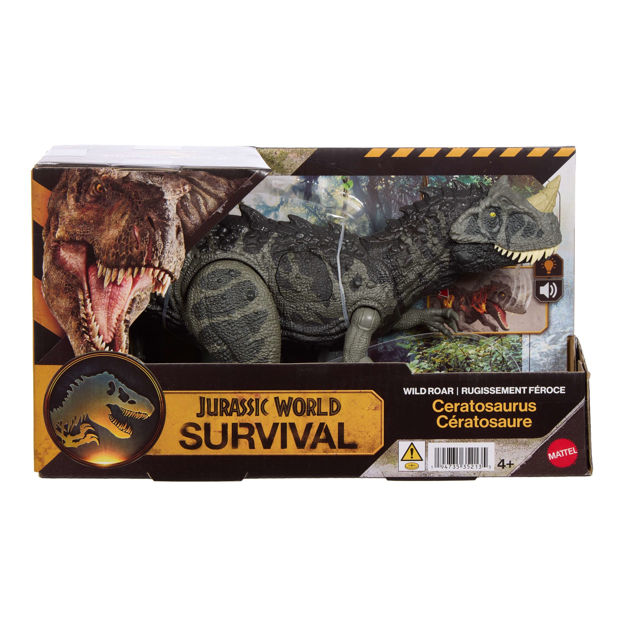 Jurassic World Figurine Ceratosaurus Rugissement Féroce