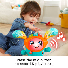 Fisher-Price DJ Bouncin’ Beats Electronic Baby & Toddler Learning Toy, Multilanguage Version