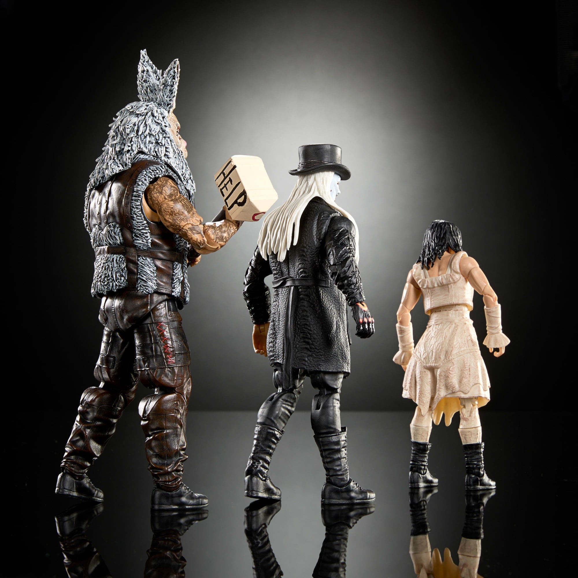 WWE Elite Collection Wyatt Sicks Set Of 3 Collectible 6-Inch Action Figures & Accessories