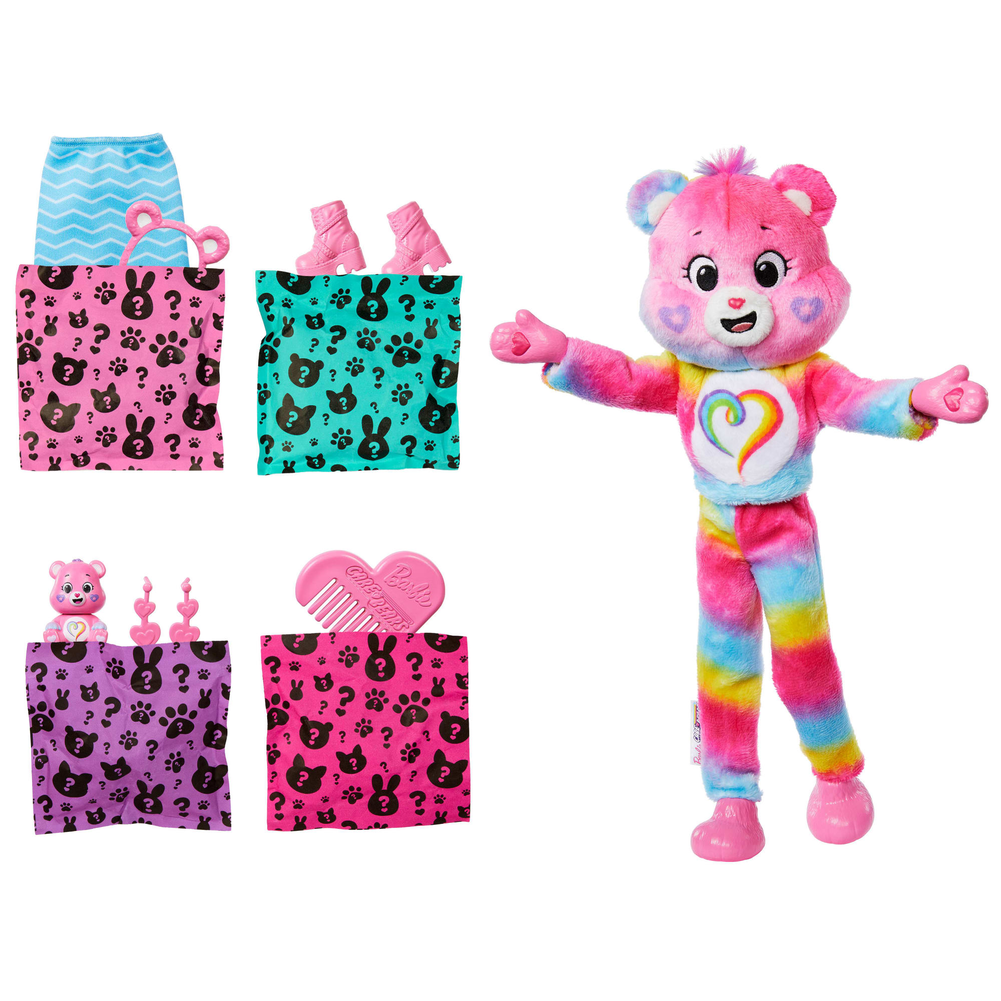 Barbie Cutie Reveal Muñeca Ositos Cariñositos Coloridos Sorpresa
