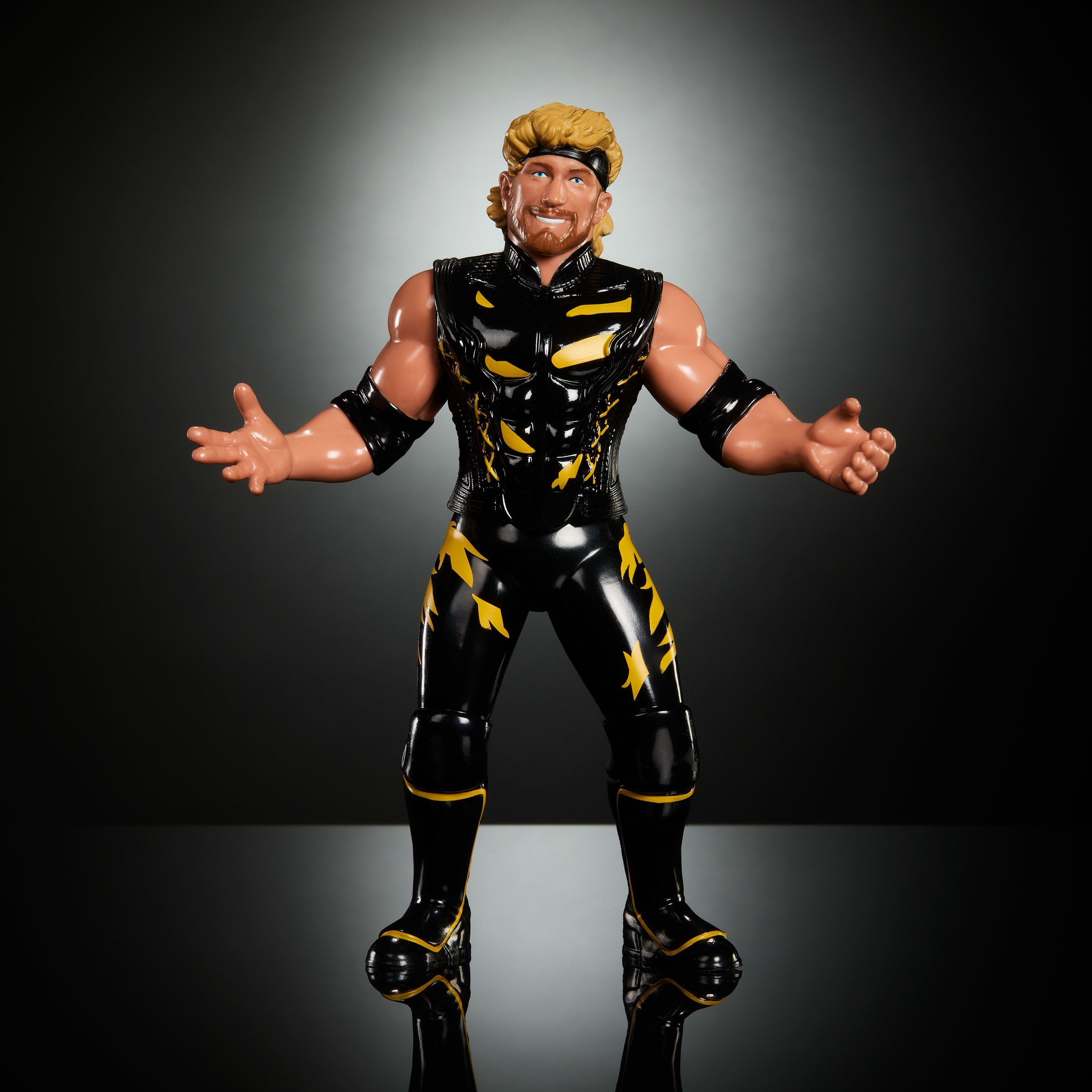 WWE Ljn Superstars Logan Paul Action Figure, 1980s Retro 8-inch Collectible Toy