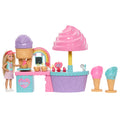 Barbie Coffret Poupée Chelsea et Stand de Glace