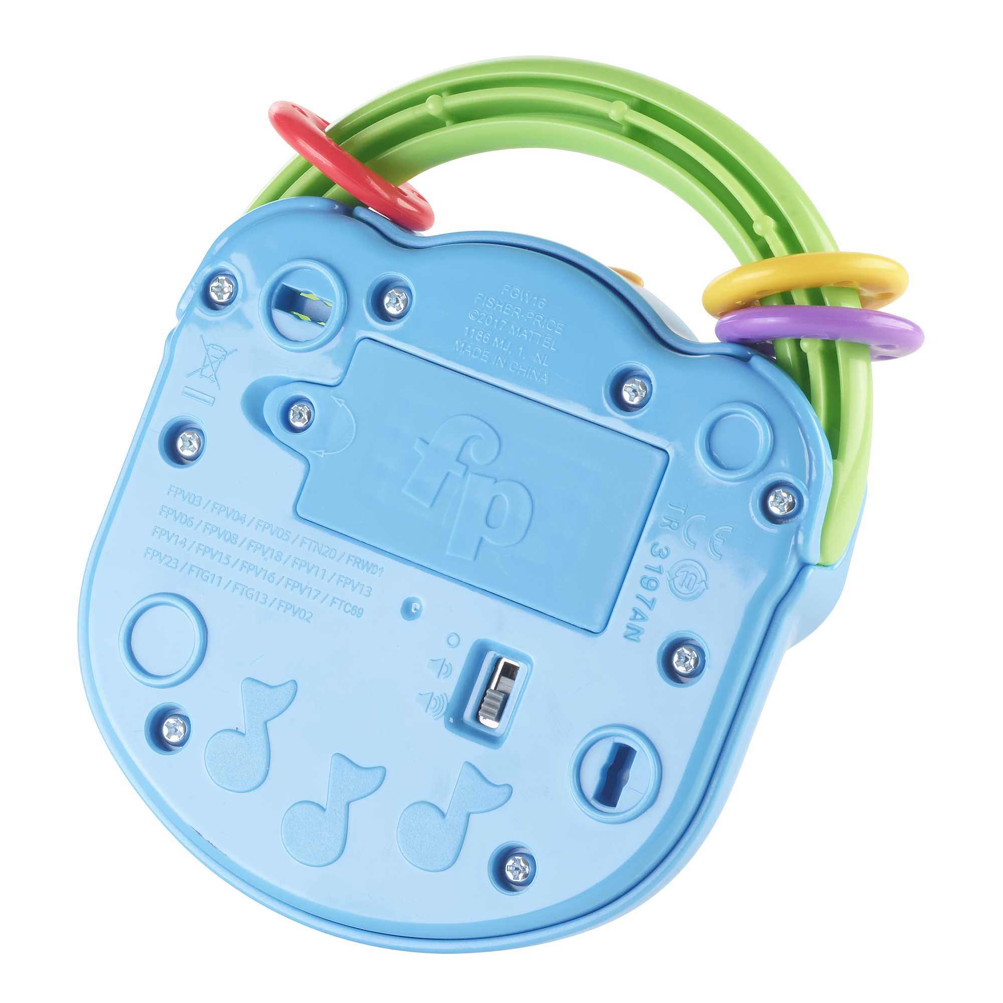 Fisher-Price Ríe y Aprende Juguete para Bebés Reproductor Canta y Aprende