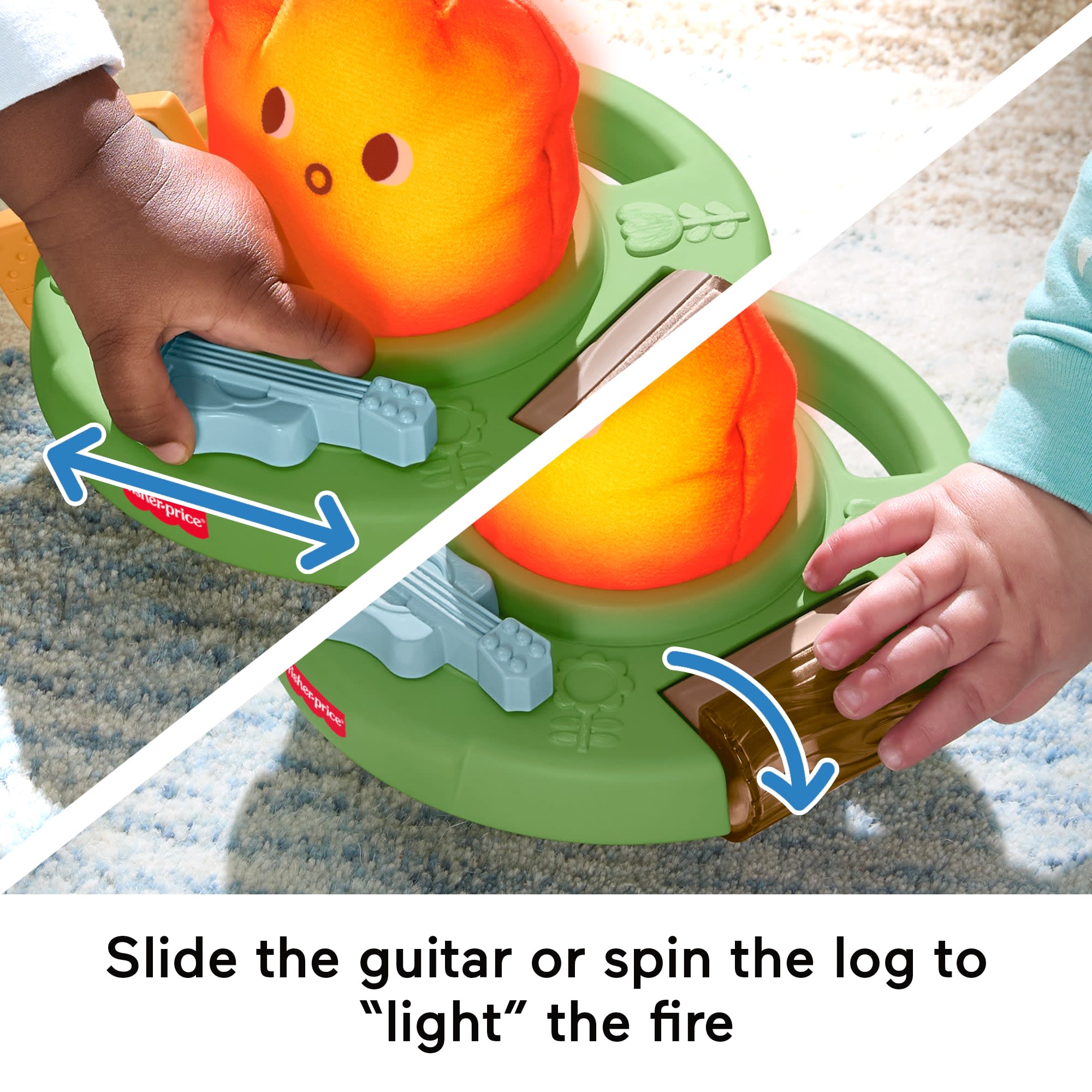 Fisher-Price Friendship Forest Light-Up Campfire, Baby Sensory Activity Toy