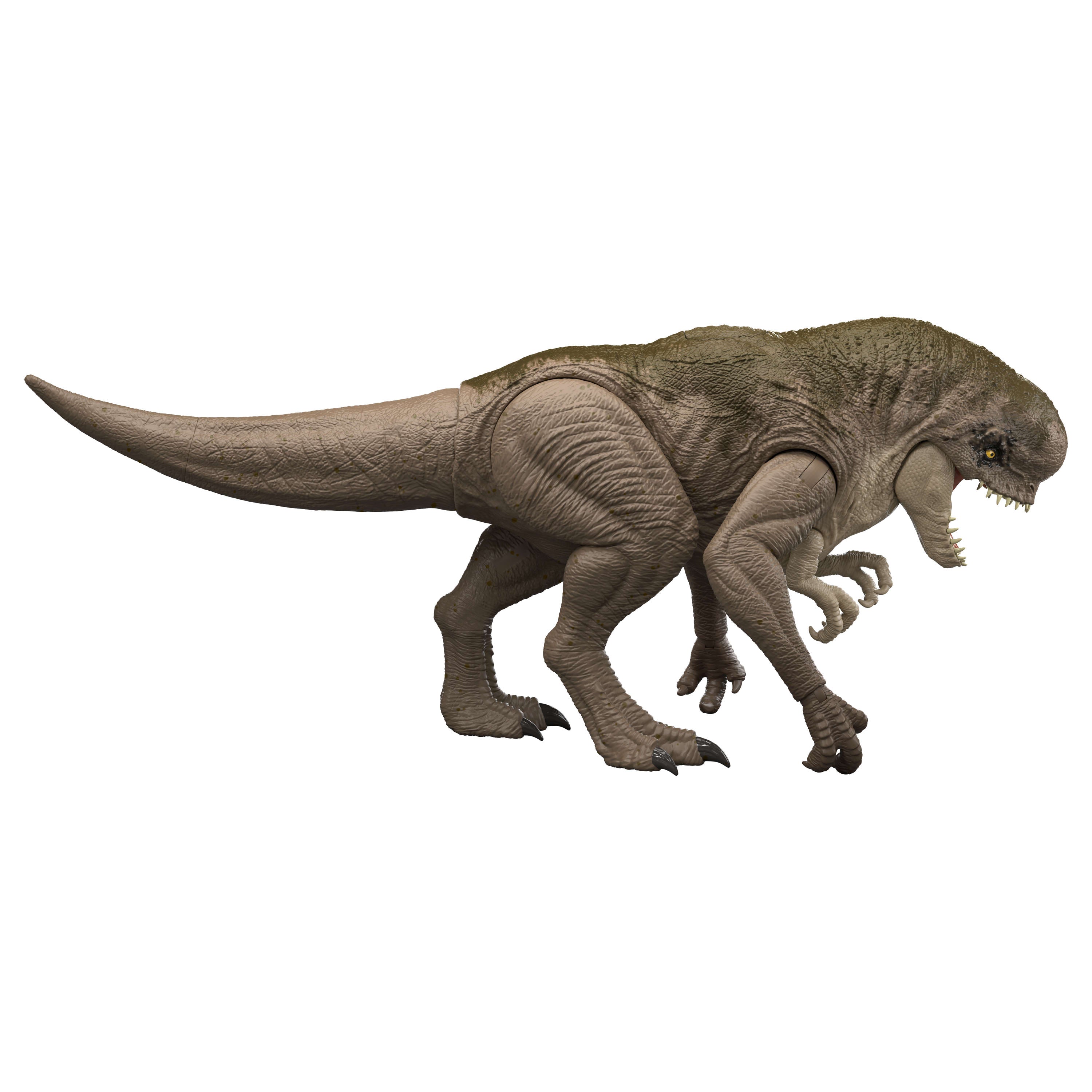 Jurassic World Distortus Rex Dinosaur Action Figure, 16 Inch Villain Dino With Chomping Action