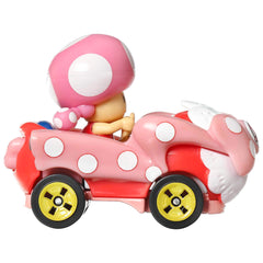Hot Wheels Mario Kart Vehículo de Juguete Toadette Birthday Girl