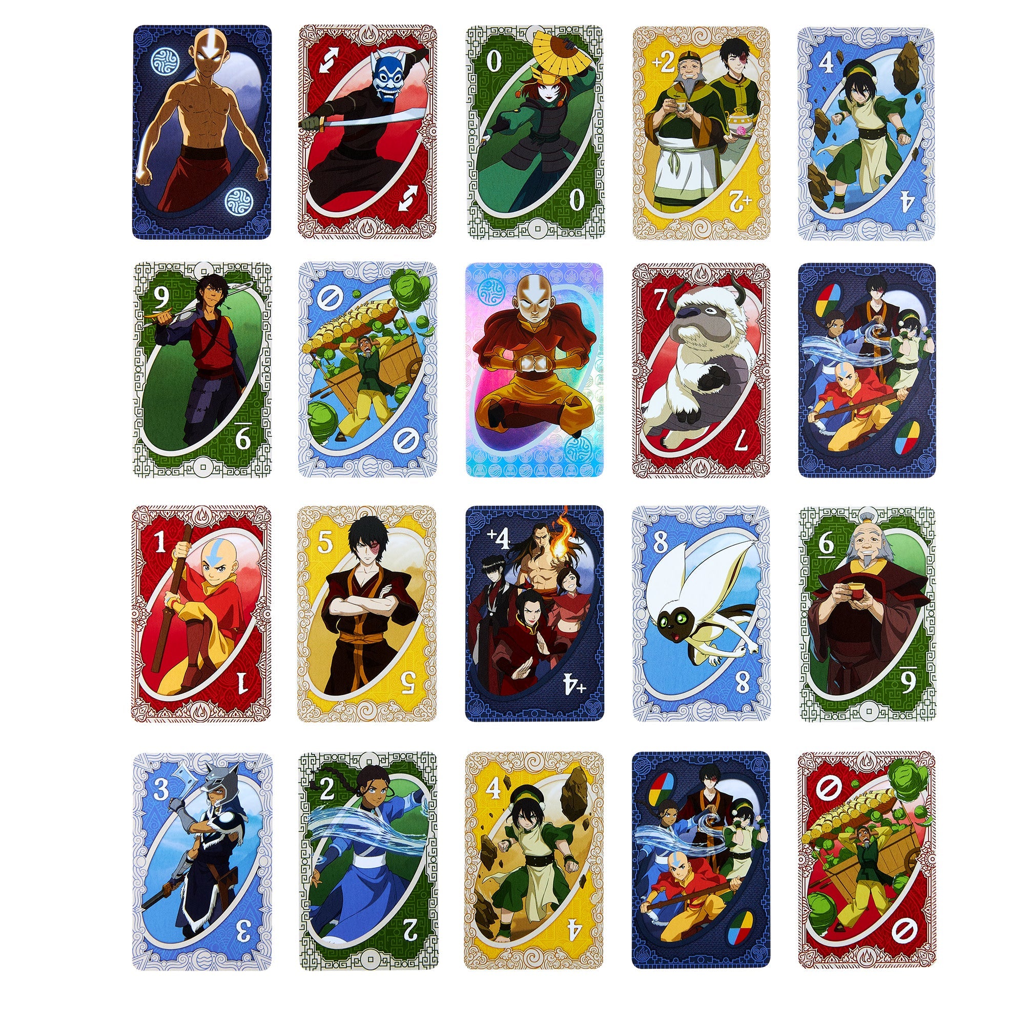 Mattel Games UNO Fandom Avatar: The Last Airbender Card Game With Collectible Foil Card For Kids, Adults & Family Night
