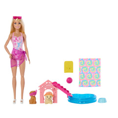 Barbie® Coffret Piscine des Chiots