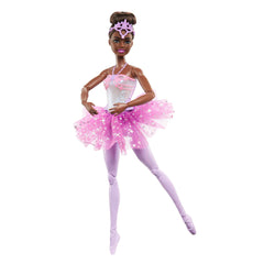 Barbie®-Ballerine Lumières Scintillantes-Poupée Cheveux Noirs
