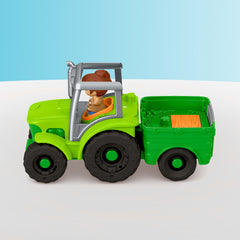 Fisher-Price Little People Tracteur à Pousser, Multilingue