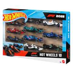 Hot Wheels-Coffret 10 Voitures de Formule 1