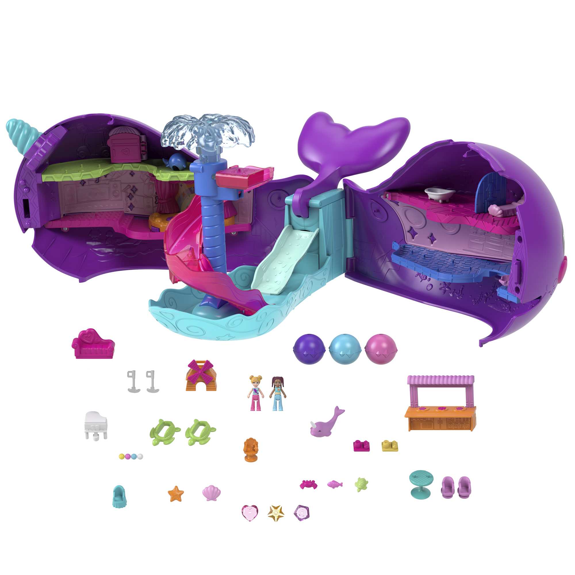 Polly Pocket Coffret Bateau Les Aventures du Narval