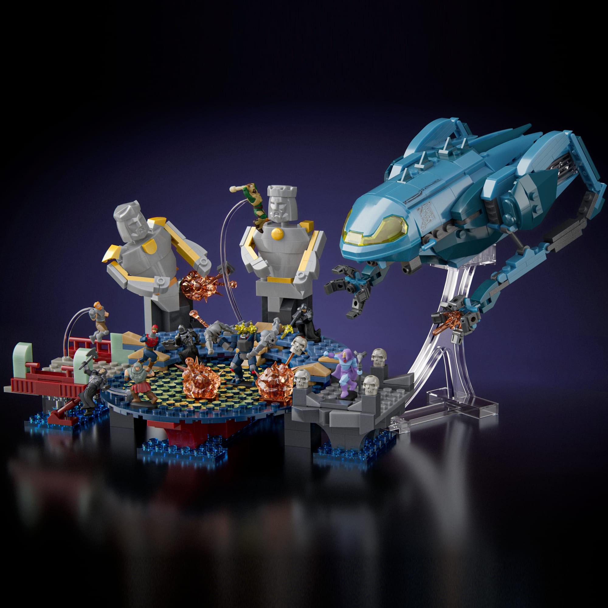 Mattel Brick Shop MOTU El ataque del coleccionista