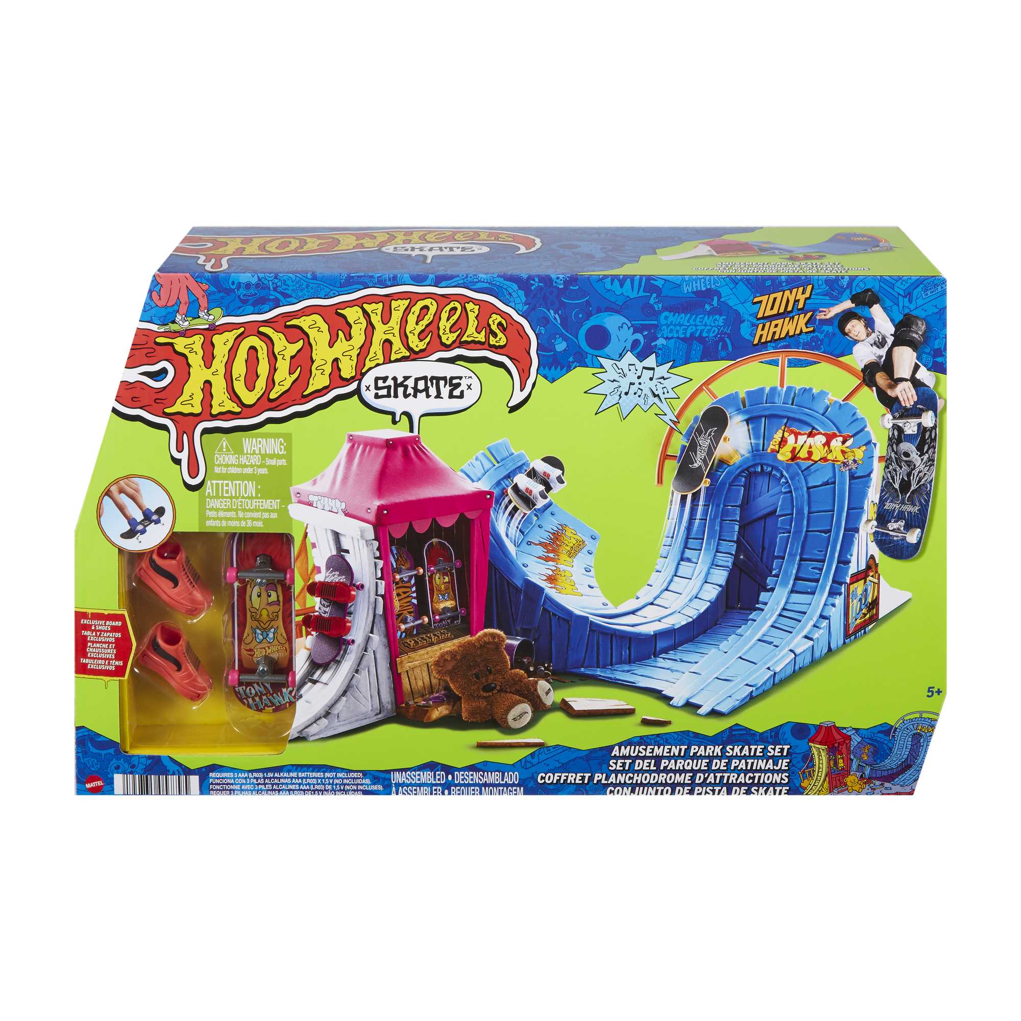 Hot Wheels Skate Coffret Planchodrome D’Attractions