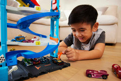 Hot Wheels City-Tour Spirale Transformable-Coffret, 1 Voiture Incluse
