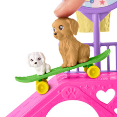 Barbie®-Coffret Chelsea, Coffret Skate-Park Avec Poupée et Accessoires