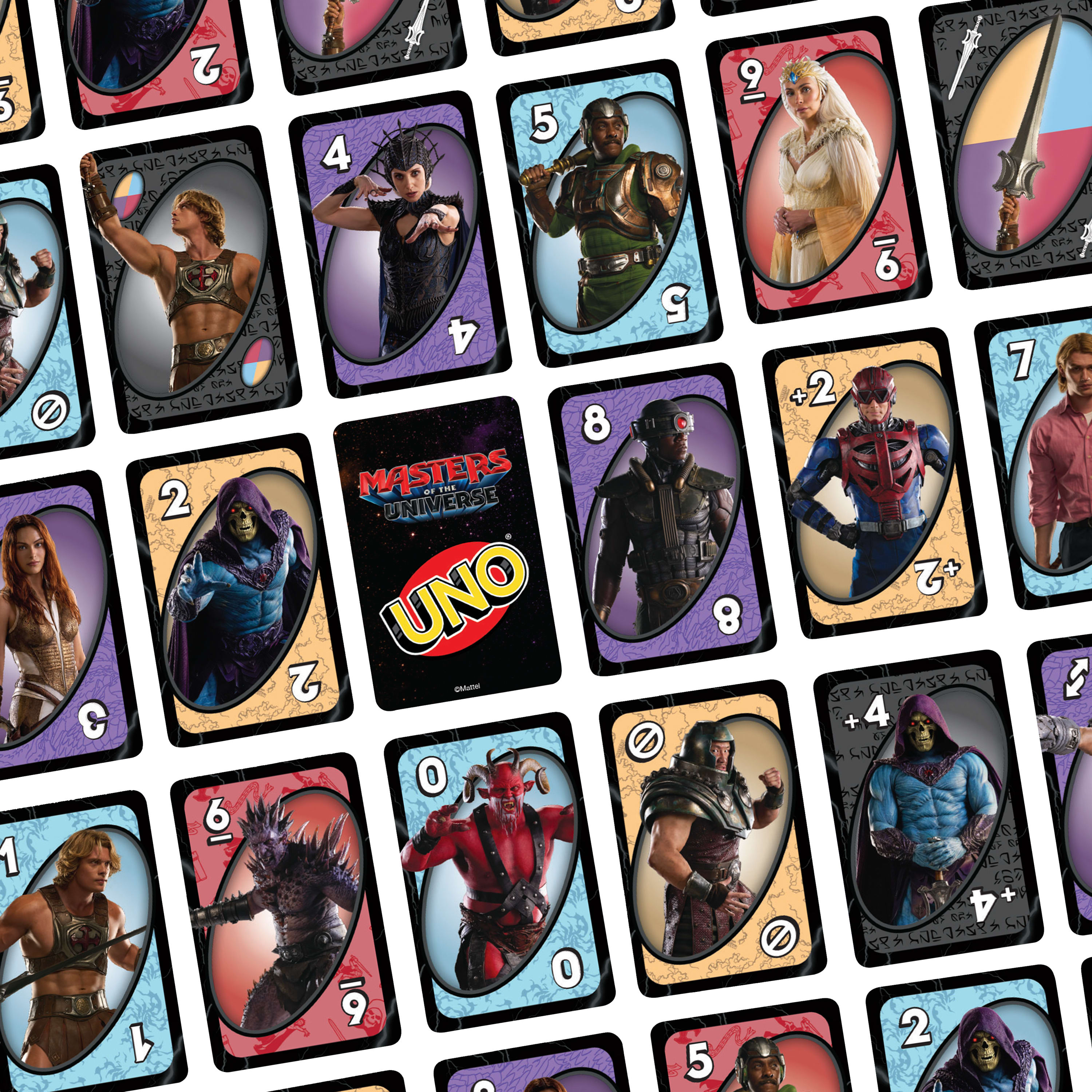 UNO Masters Of The Universe Movie Card Game For Kids, Adults & Family Nights With Collectible Storage Tin