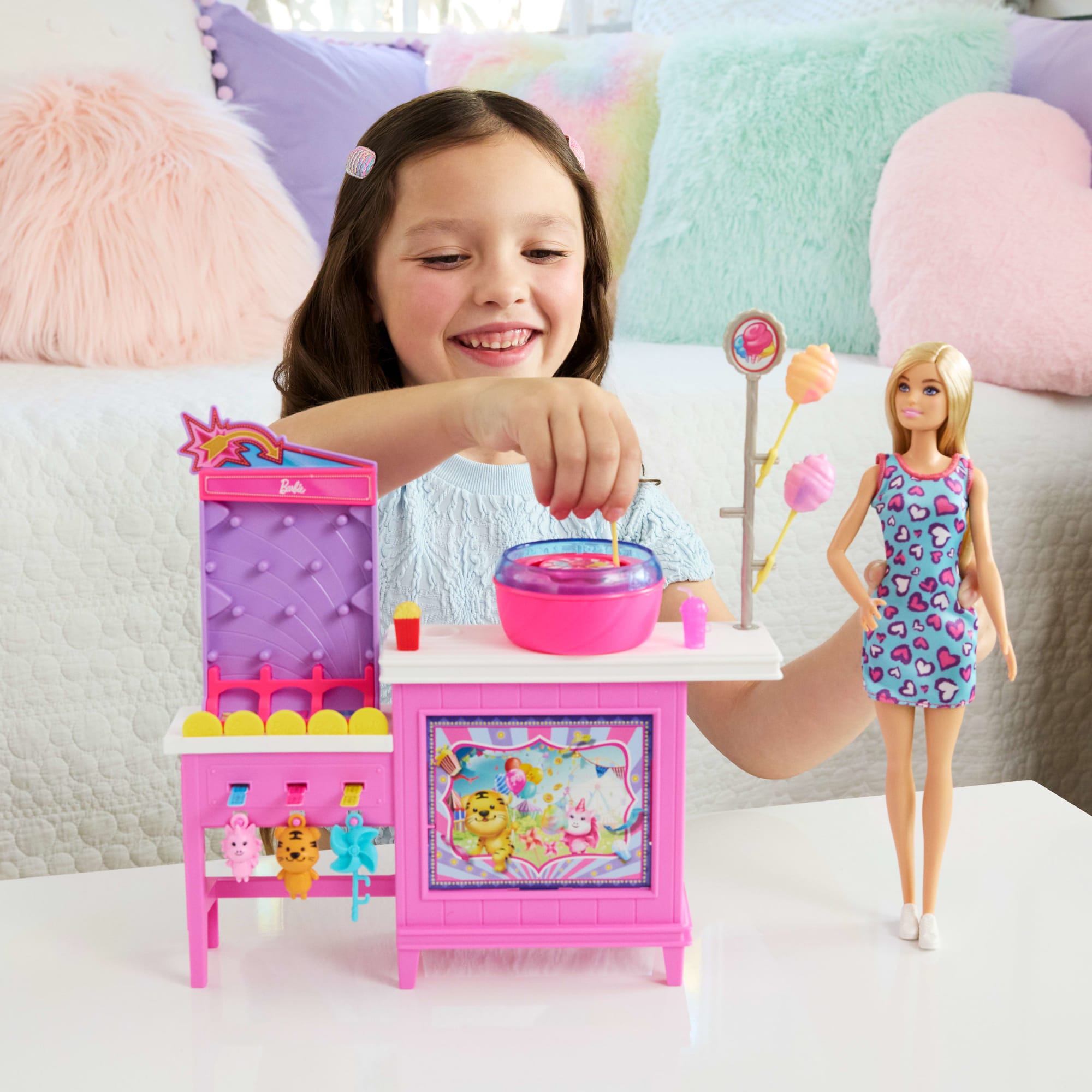 Barbie Conjunto de Brinquedo Os Mistérios da Barbie: Detetives da Praia Estação de Algodão