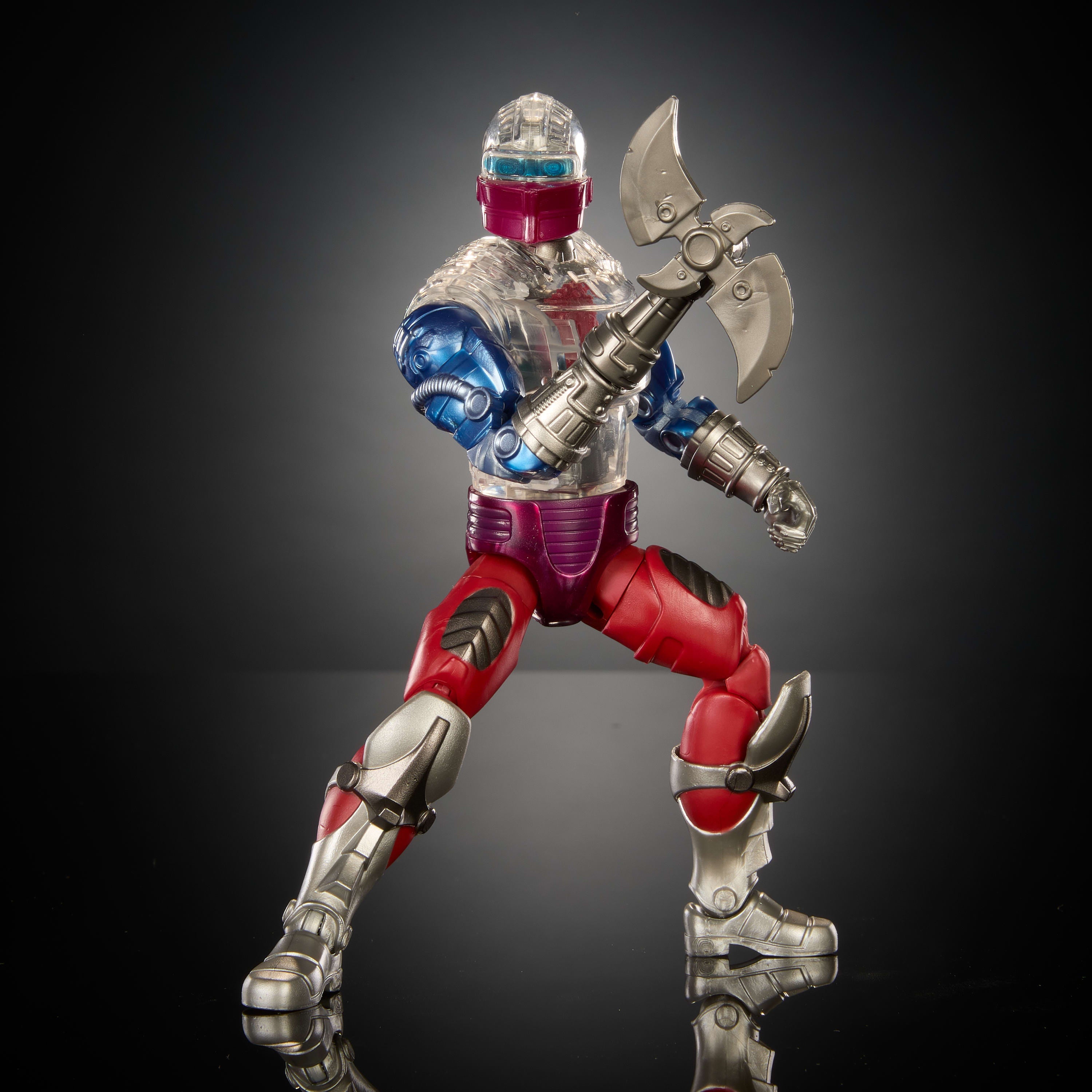 Masters Of The Universe Masterverse New Eternia Roboto Action Figure, MOTU Toy Hero, 30 Articulations
