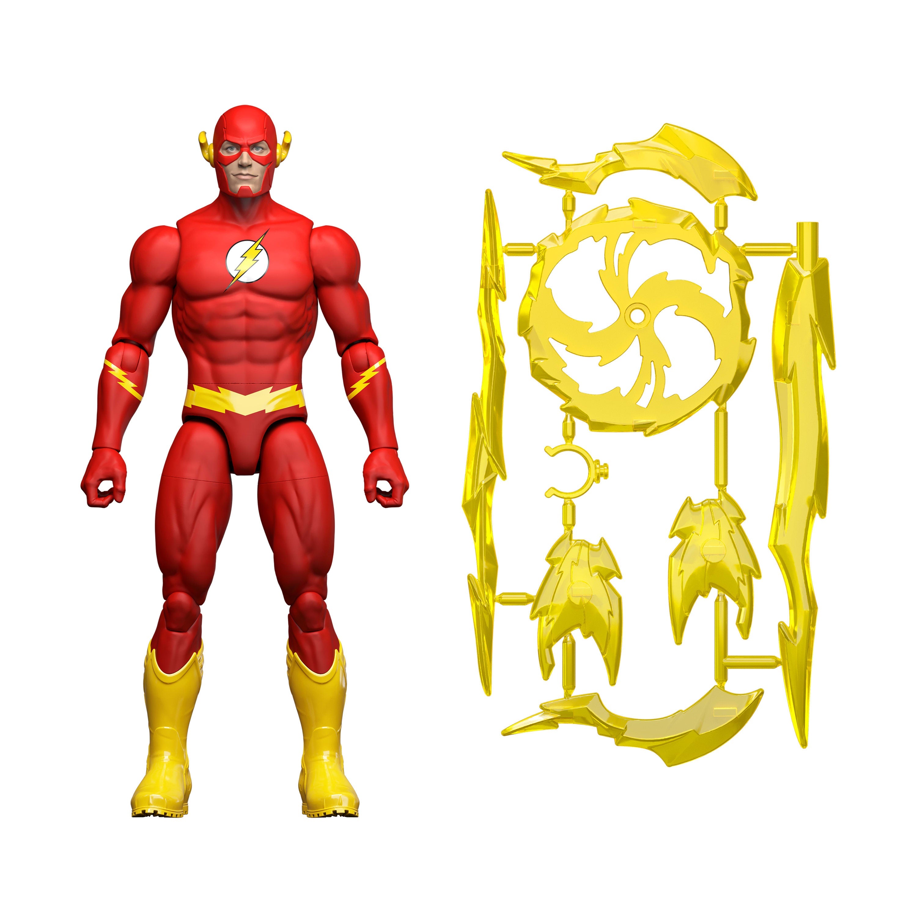 DC Premier 6.5 Inch The Flash Action Figure Series 1, Detailed Design With 22 Articulations