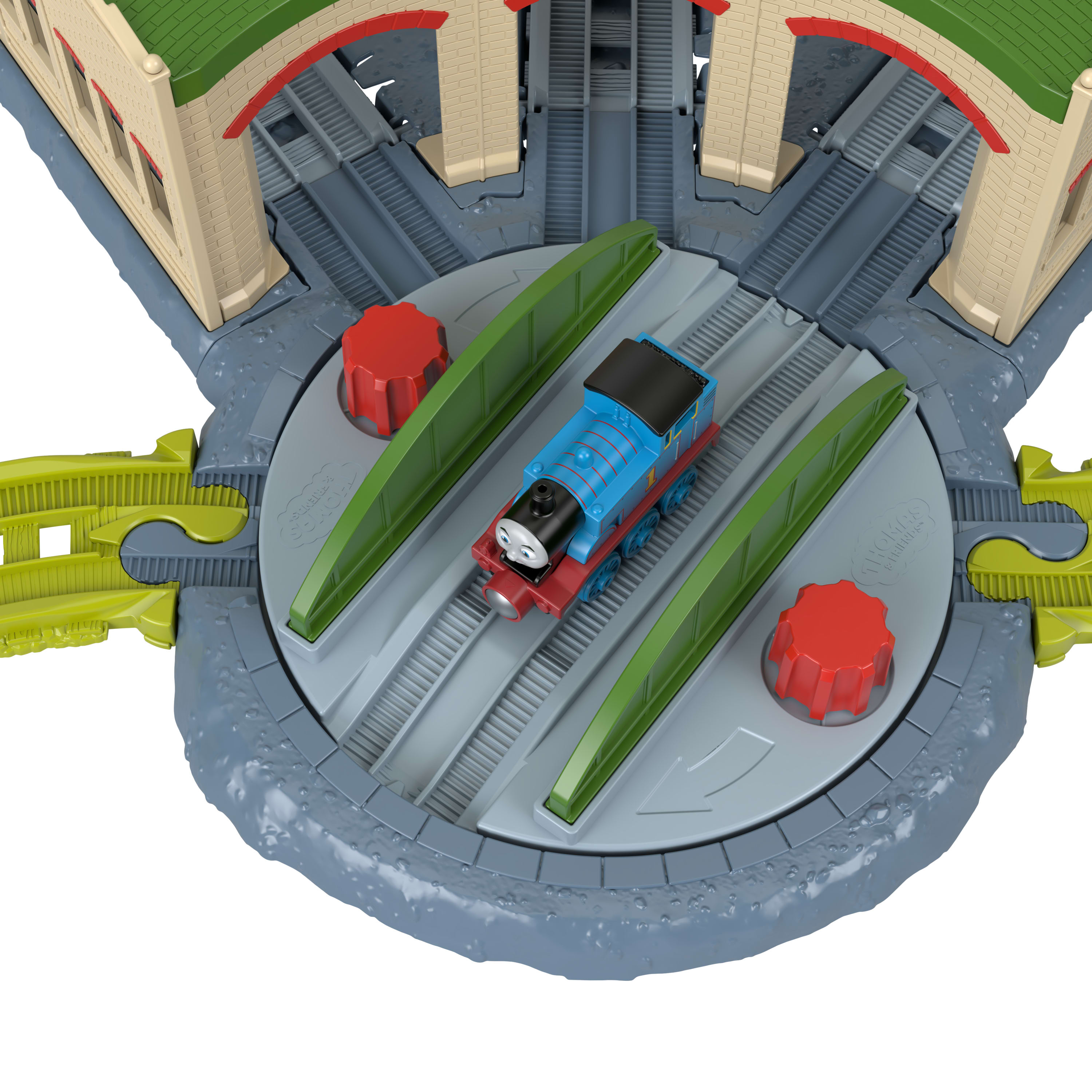 Thomas e Seus Amigos Pista de Brinquedo Pista Galpões De Tidmouth