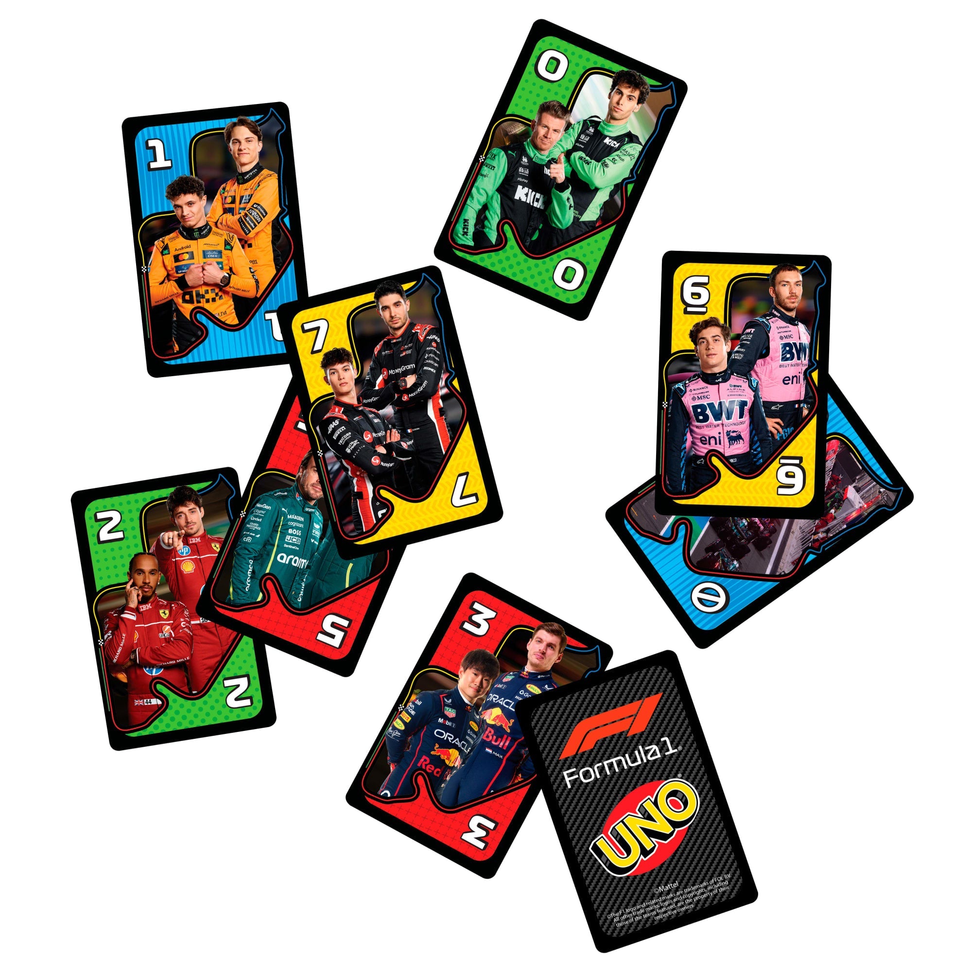 Uno F1 Jeu de Cartes