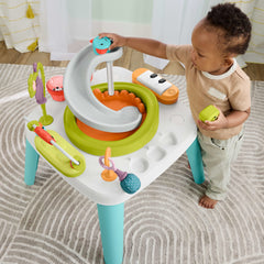 Centre D’Activités Musicales Pour Bébés et Table de Jeu Pour Tout-Petits Singe Violet 2 en 1 Fisher-Price