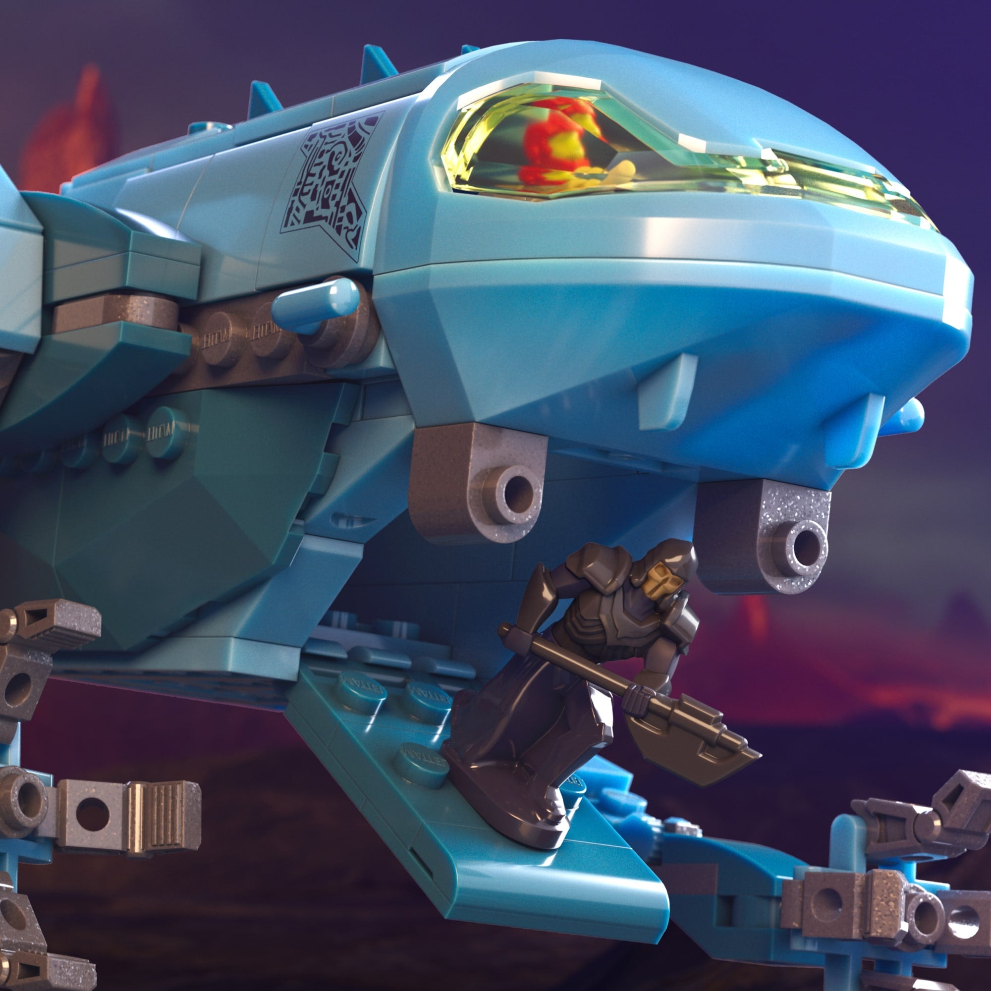 Mattel Brick Shop MOTU El ataque del coleccionista