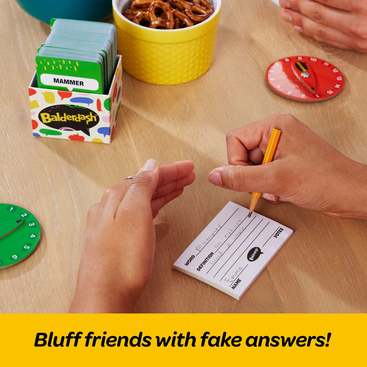 Balderdash Bluffing Party Game For Teens & Adults And Game Night Fun With Slang Cards For 2-6 Players