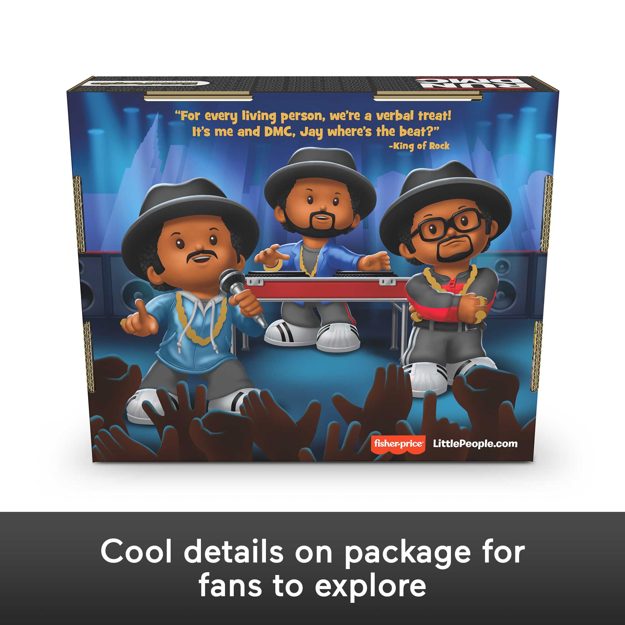 Fisher-Price Little People Collector Run DMC Special Edition Figure Set, 3 Figurines