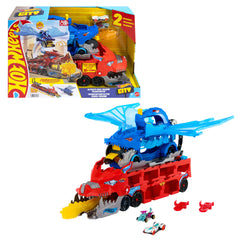 Hot Wheels City Pista de Juguete Súper Remolque