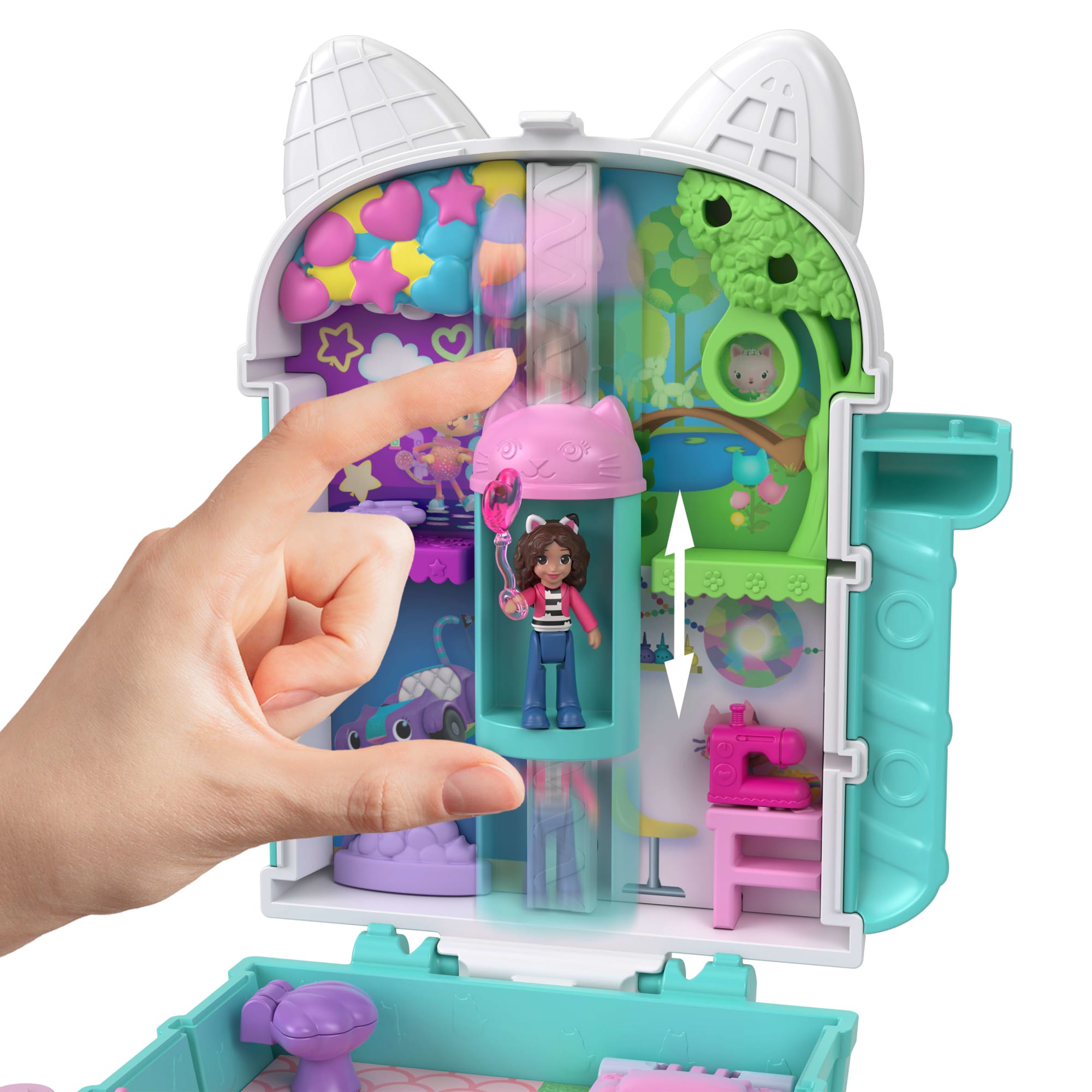 Polly Pocket Set de Juego Compacto Gabby's Dollhouse