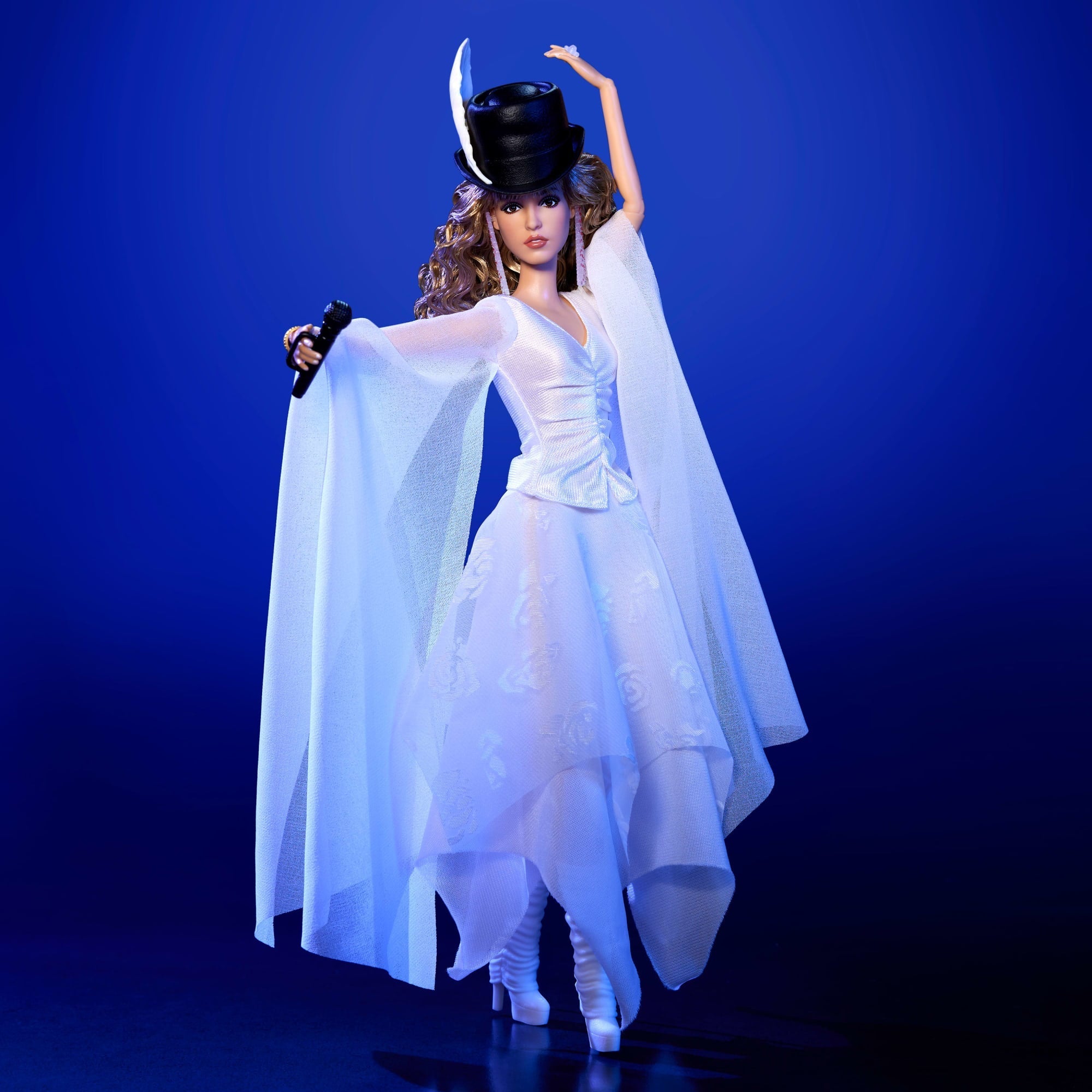 Barbie Signature Stevie Nicks Bella Donna Collector Doll With Flowing White Dress & Accessories