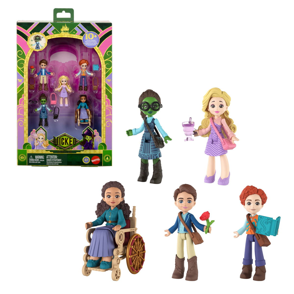 Universal Pictures’ Wicked Students Of Shiz 5 Small Doll Multipack, Inspired By The Movie