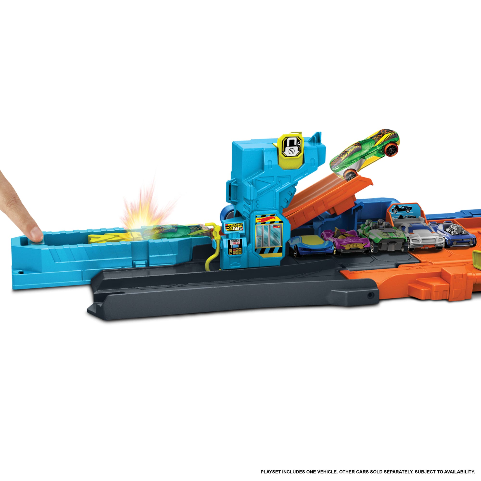 Hot Wheels City Pista de Juguete Pista Garage de acrobacias