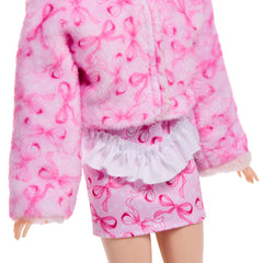 Barbie Cutie Reveal Muñeca lazos dulces rosa