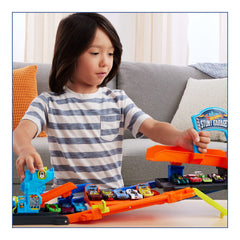 Hot Wheels City Pista de Juguete Pista Garage de acrobacias