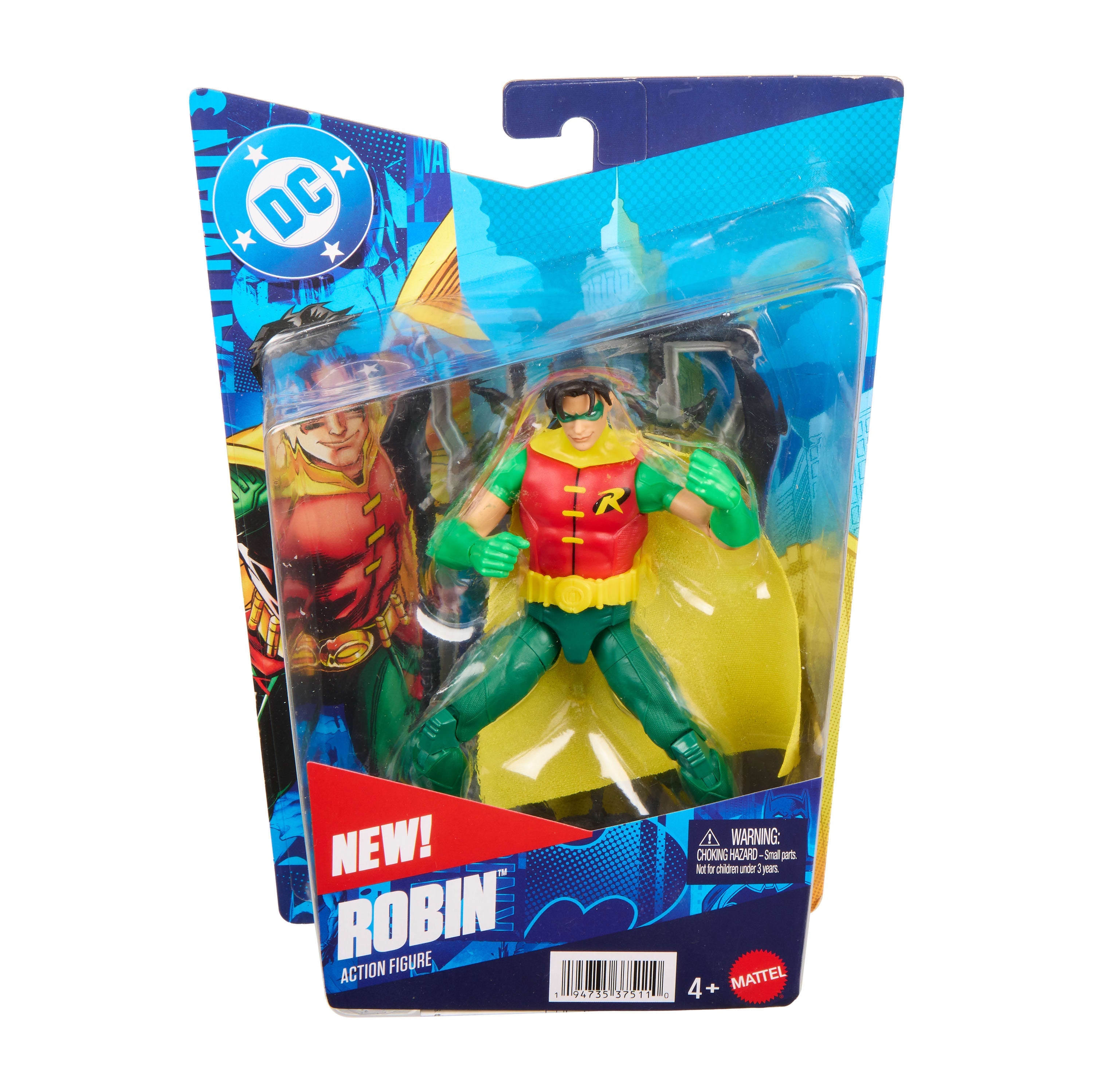 Dc Premier-Figurine Articulée Robin 16,5 Cm-22 Points D’Articulation et Cape