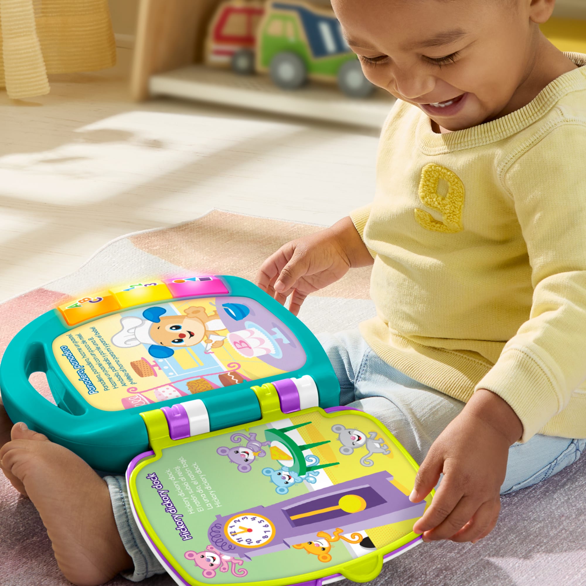 Fisher-Price Infant-Learning Juguete para Bebés Libro Cuentos y Rimas