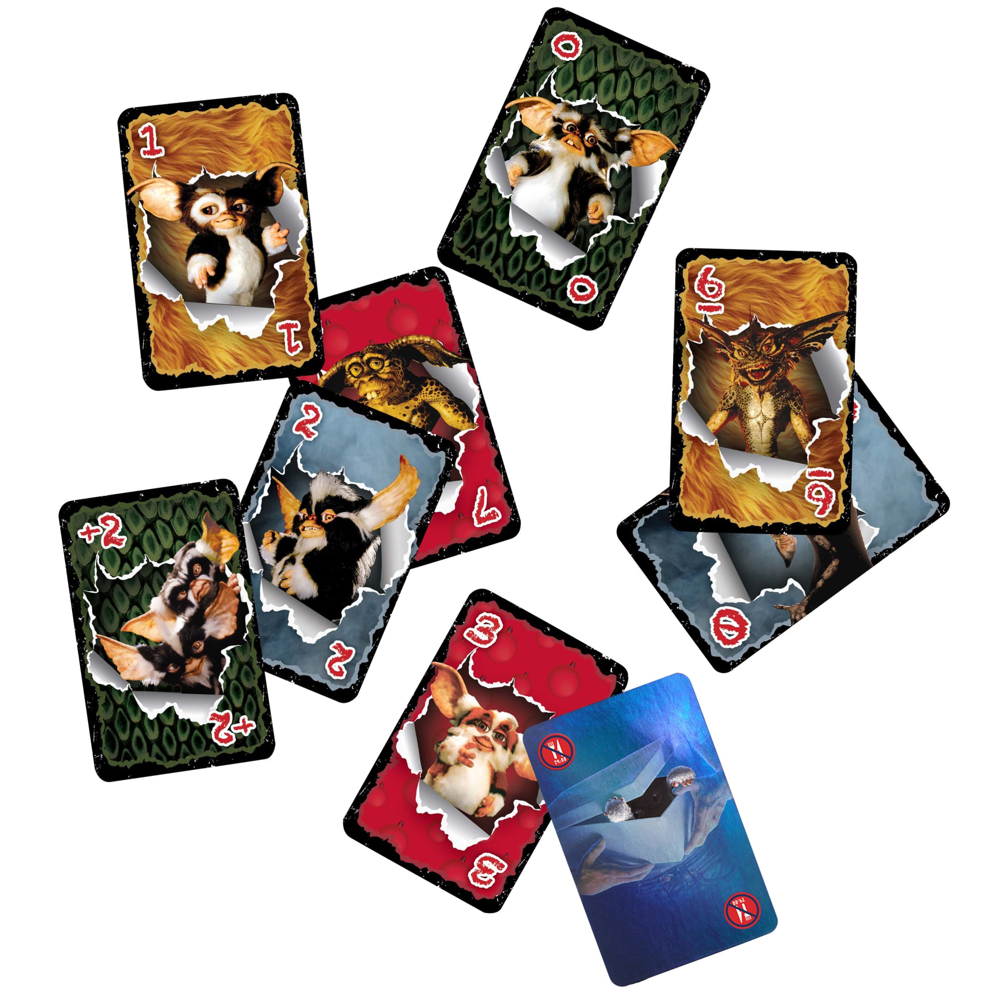 UNO Fandom Gremlins Card Game For Kids, Adults & Families, Travel & Camping For 2-10 Players