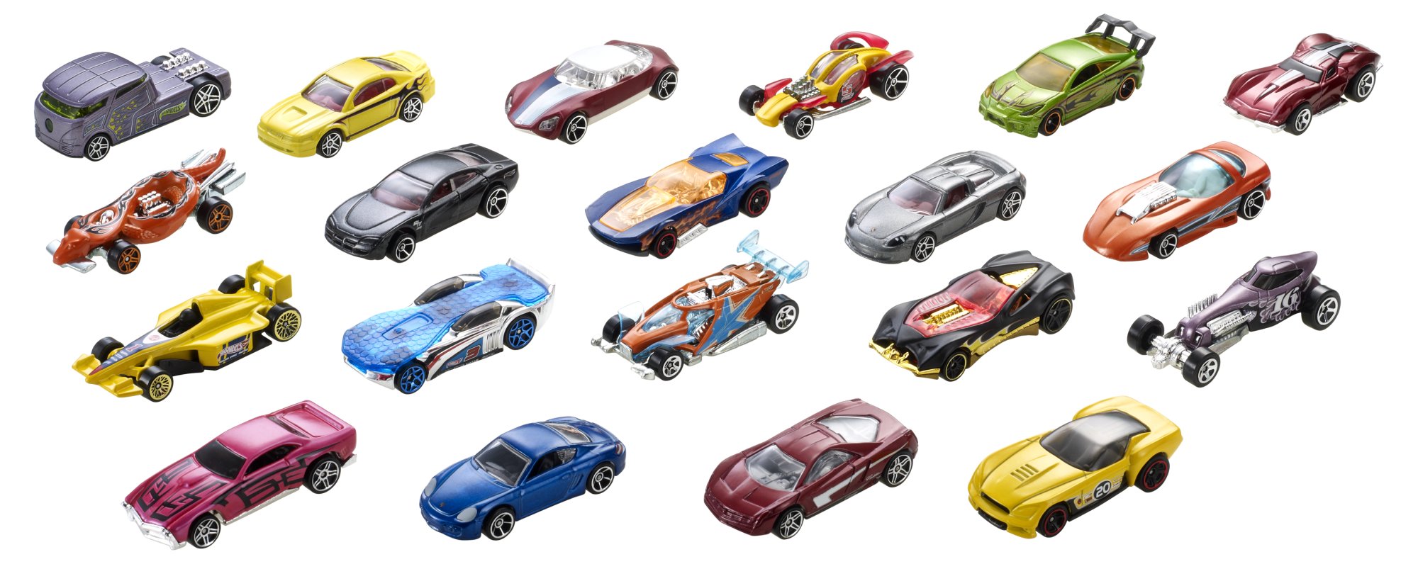 Hot Wheels Coffret de 20 Véhicules