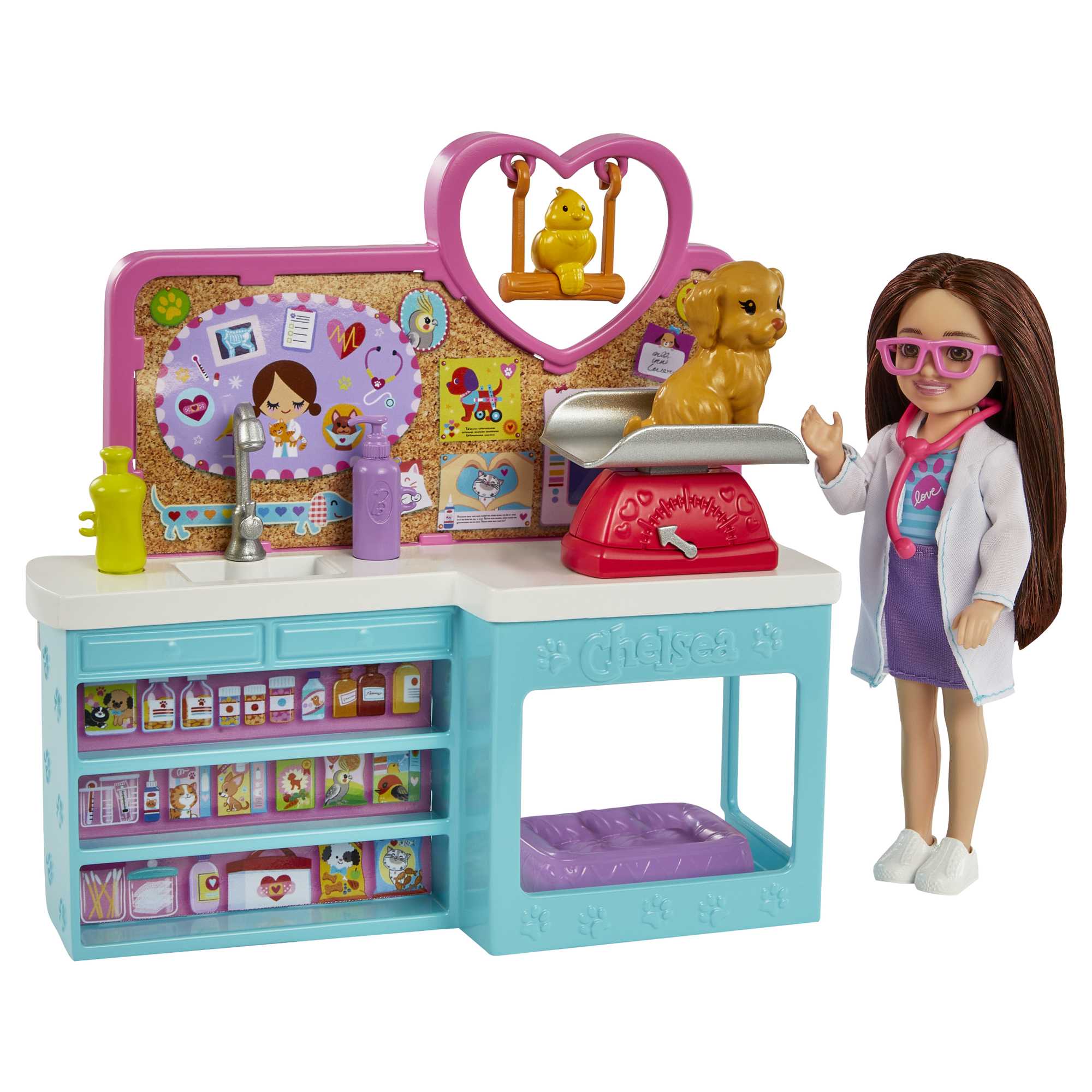 Barbie Chelsea Poupée et Coffret de Jeu
