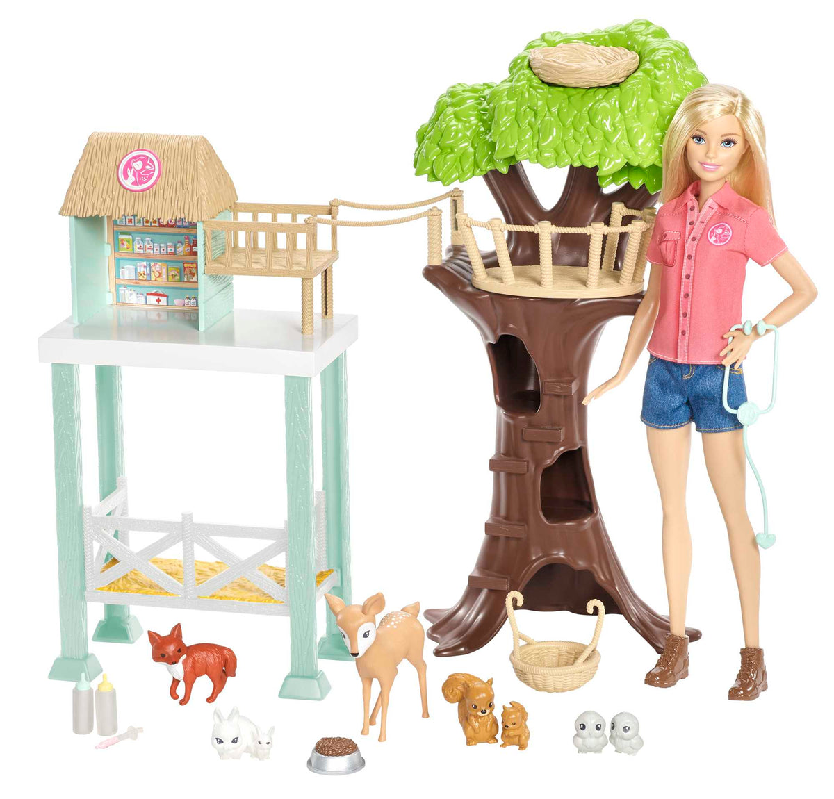 Barbie Animal Rescuer Doll & Playset