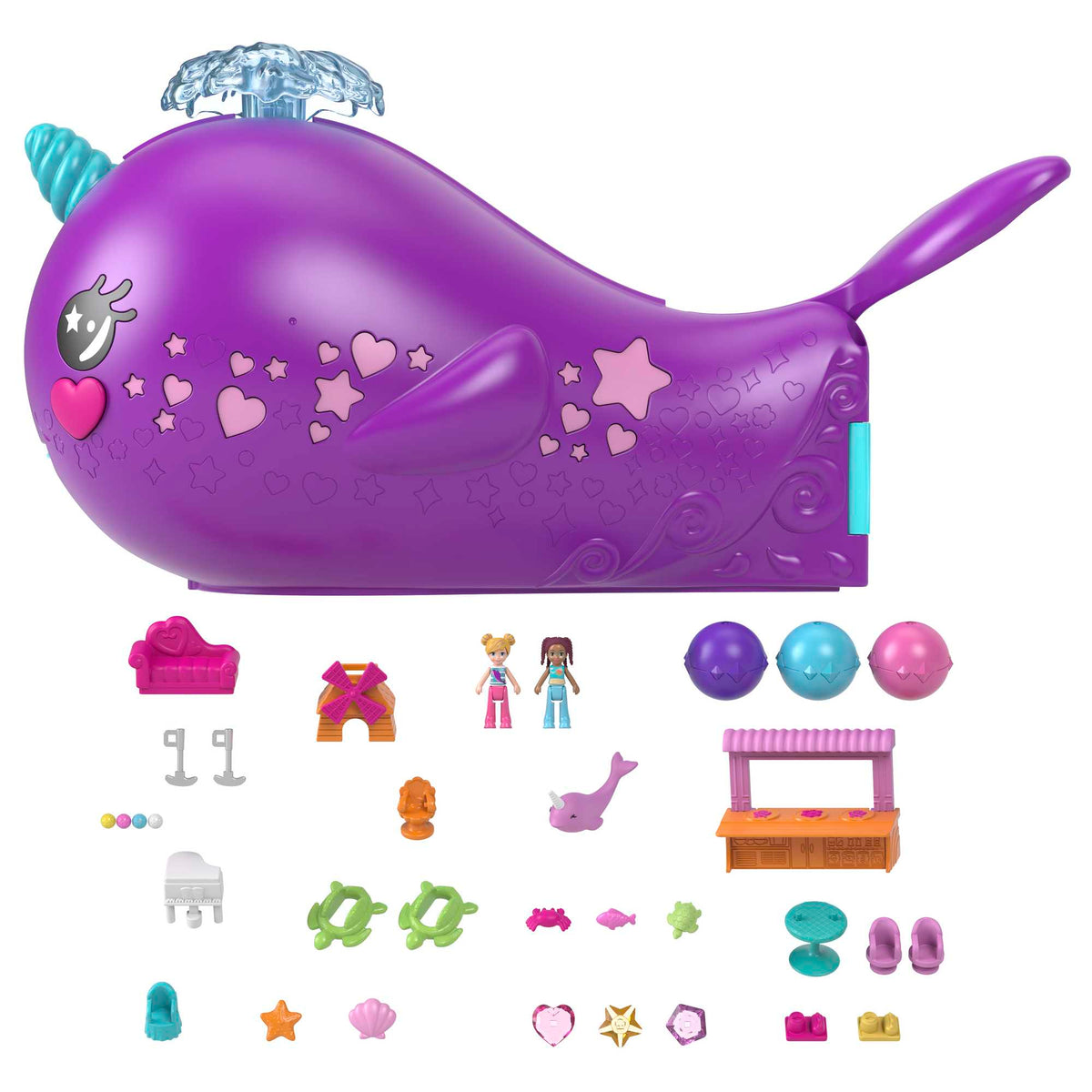 Polly Pocket Coffret Bateau Les Aventures du Narval