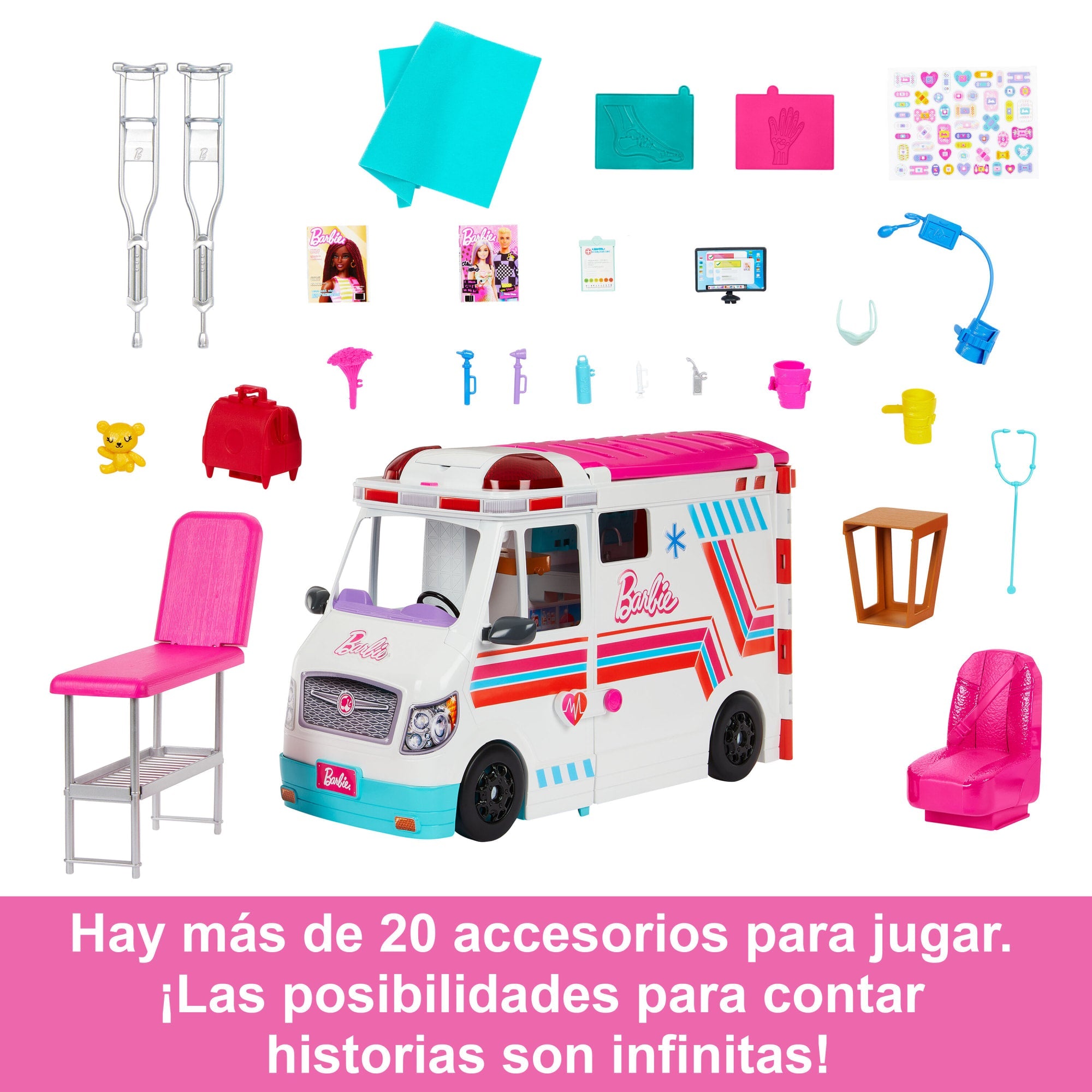 Barbie Profesiones Set de Juego Clínica de Atención Médica