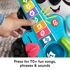 Fisher-Price Link Squad Jam & Count Panda Baby Learning Toy With Music & Lights