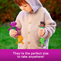 Fisher-Price Barney's World Barney Hey Friends Pack With 4 Figures