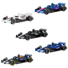 Hot Wheels-Coffret 5 Voitures de Course-Voitures de F1